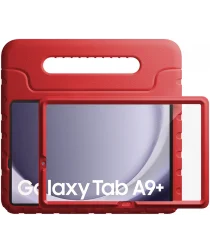 HappyCase Candy+ Samsung Tab A9 Plus Kinder Hoes met Screenprotector Rood