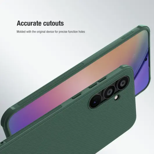 Nillkin Super Frosted Shield Samsung A55 Hoesje Back Cover Zwart afbeelding 4