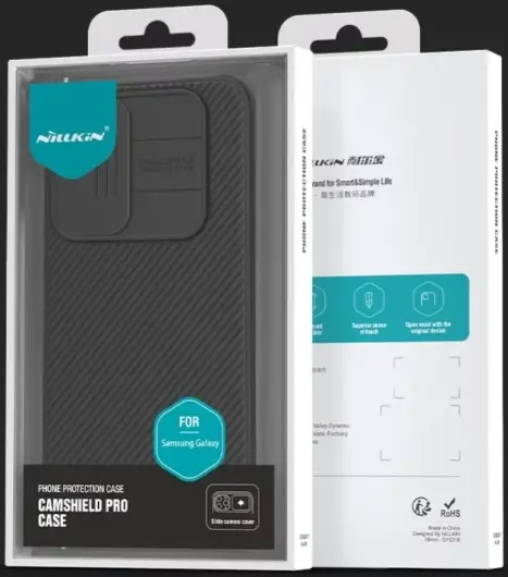 Nillkin CamShield Samsung A55 Hoesje Camera Slider Back Cover Blauw afbeelding 13