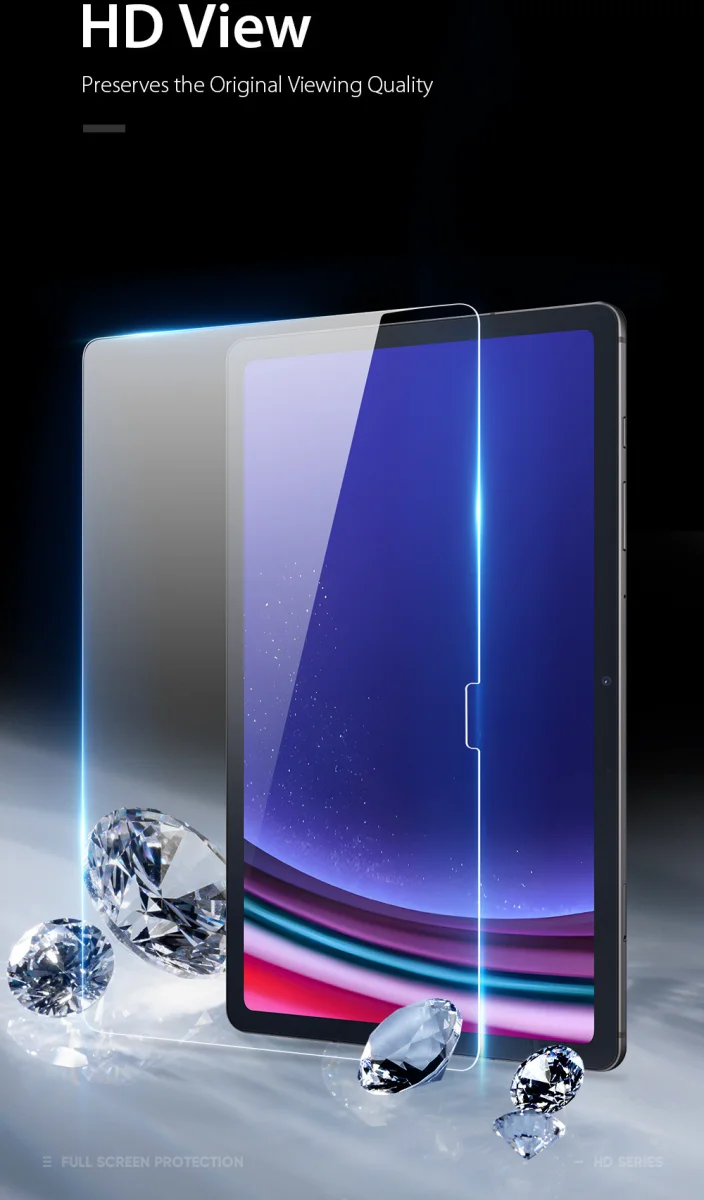 Dux Ducis Samsung Galaxy Tab S10+ / S9 FE+ / S9+ / S8+ Screen Protector Glas afbeelding 5