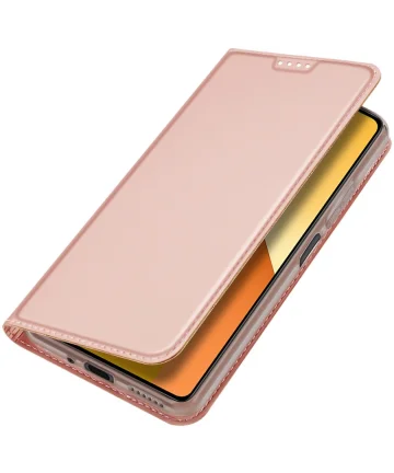 Dux Ducis Skin Pro Xiaomi Redmi Note 13 5G Hoesje Portemonnee Roze Hoesjes