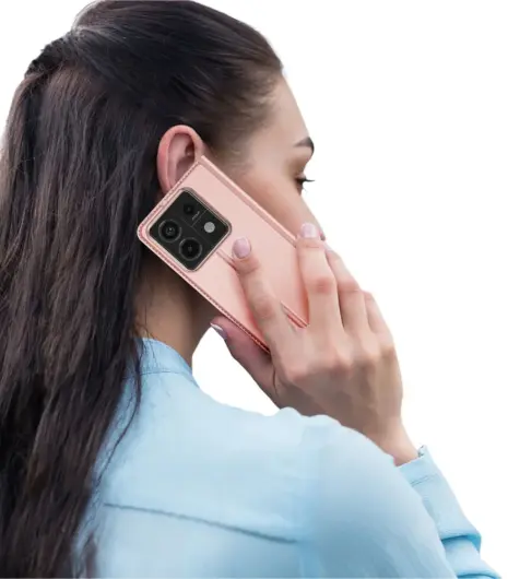 Dux Ducis Skin Pro Xiaomi Redmi Note 13 Pro 5G Hoesje Wallet Roze afbeelding 10