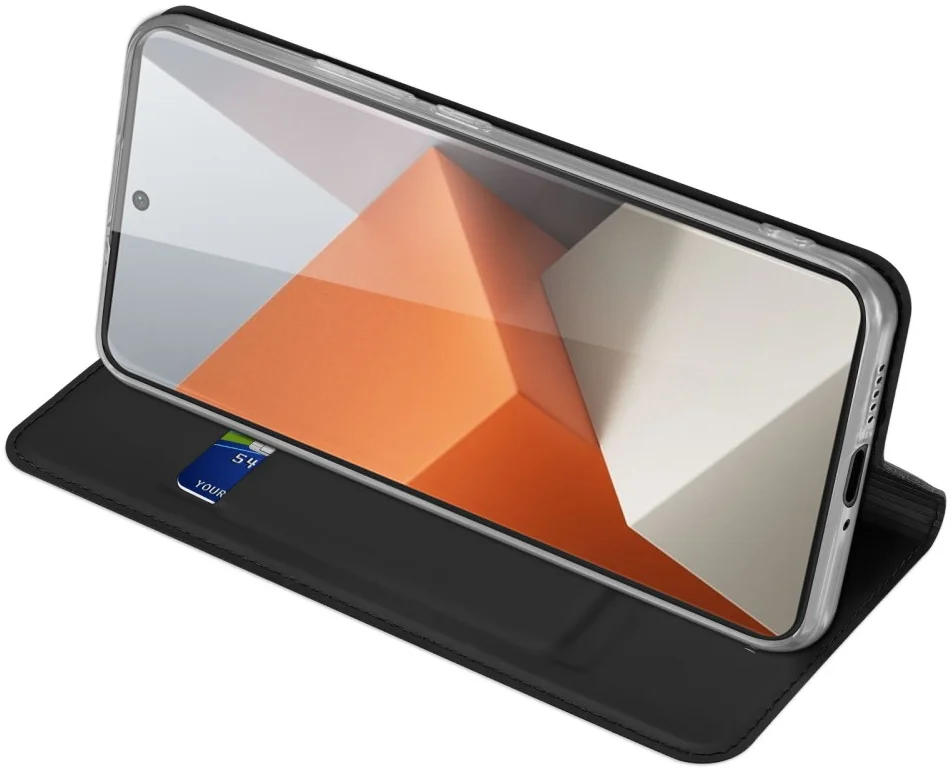 Dux Ducis Skin Pro Xiaomi Redmi Note 13 Pro Plus Hoesje Wallet Zwart afbeelding 6