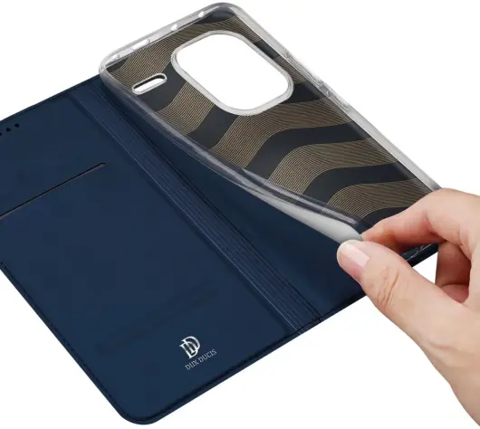 Dux Ducis Skin Pro Xiaomi Redmi Note 13 Pro Plus Hoesje Wallet Blauw afbeelding 6