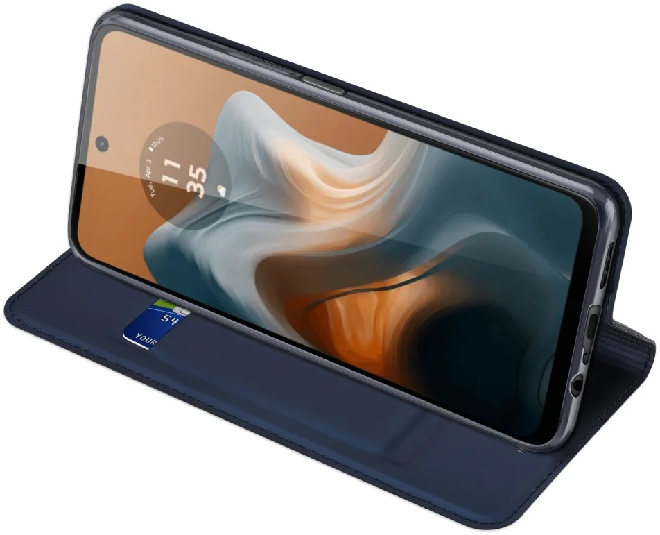 Dux Ducis Skin Pro Motorola Moto G34 Hoesje Portemonnee Blauw afbeelding 5