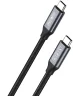 Duzzona A9 100W USB-C Kabel 4K@60Hz 10Gbps Videokabel 5A 1M Zwart