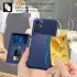 Samsung Galaxy A15 3 in 1 Back Cover Portemonnee Hoesje Blauw afbeelding 3