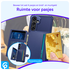 Samsung Galaxy S24 3 in 1 Back Cover Portemonnee Hoesje Blauw afbeelding 2