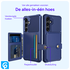 Samsung Galaxy S24 3 in 1 Back Cover Portemonnee Hoesje Blauw afbeelding 5