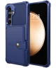 Samsung Galaxy S24 Plus 3 in 1 Back Cover Portemonnee Hoesje Blauw