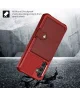 Samsung Galaxy A15 3 in 1 Back Cover Portemonnee Hoesje Rood