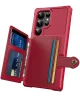 Samsung Galaxy S24 Ultra 3 in 1 Back Cover Portemonnee Hoesje Rood