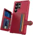 Samsung Galaxy S24 Ultra 3 in 1 Back Cover Portemonnee Hoesje Rood afbeelding 7