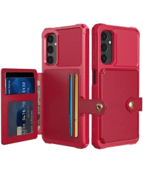 Samsung Galaxy A05s 3 in 1 Back Cover Portemonnee Hoesje Rood