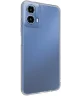 Motorola Moto G34 Hoesje Dun TPU Back Cover Transparant