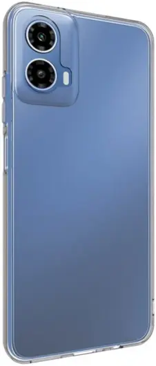 Motorola Moto G34 Hoesje Dun TPU Back Cover Transparant afbeelding 2