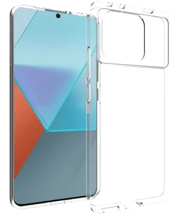 Xiaomi Poco X6 Pro Hoesje Dun TPU Back Cover Transparant Hoesjes