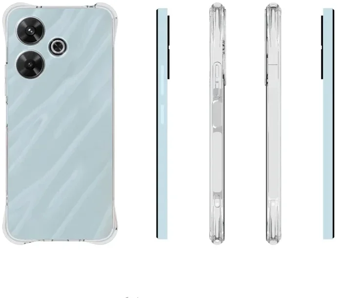 Xiaomi Redmi 13 4G / Poco M6 Hoesje Schokbestendig TPU Back Cover Transparant afbeelding 6