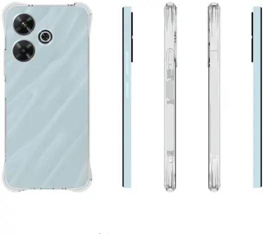 Xiaomi Redmi 13 4G / Poco M6 Hoesje Schokbestendig TPU Back Cover Transparant afbeelding 6