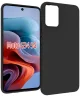 Motorola Moto G34 Hoesje Matte Back Cover Dun TPU Zwart