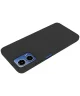 Motorola Moto G34 Hoesje Matte Back Cover Dun TPU Zwart