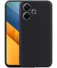 Xiaomi Redmi 13 4G / Poco M6 Hoesje Matte Back Cover Dun TPU Zwart