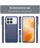 Xiaomi Poco F6 Pro Hoesje Geborsteld TPU Flexibele Back Cover Blauw