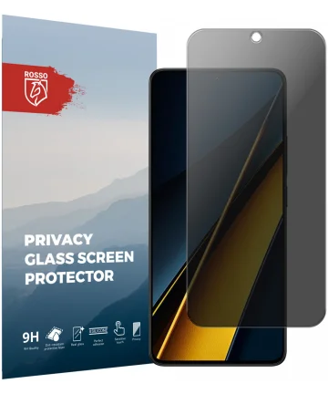 Rosso Xiaomi Poco X6 Pro 9H Tempered Glass Screen Protector Privacy Screen Protectors