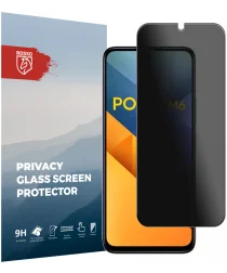 Rosso Xiaomi Redmi 13 4G / Poco M6 9H Tempered Glass Screen Protector Privacy