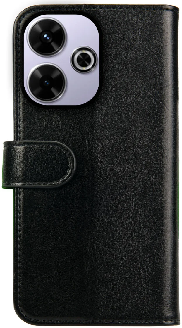 Rosso Element Xiaomi Redmi 13 4G / Poco M6 Hoesje Book Case Wallet Zwart afbeelding 2