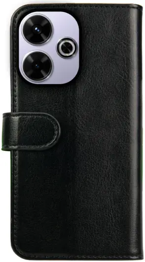 Rosso Element Xiaomi Redmi 13 4G / Poco M6 Hoesje Book Case Wallet Zwart afbeelding 2