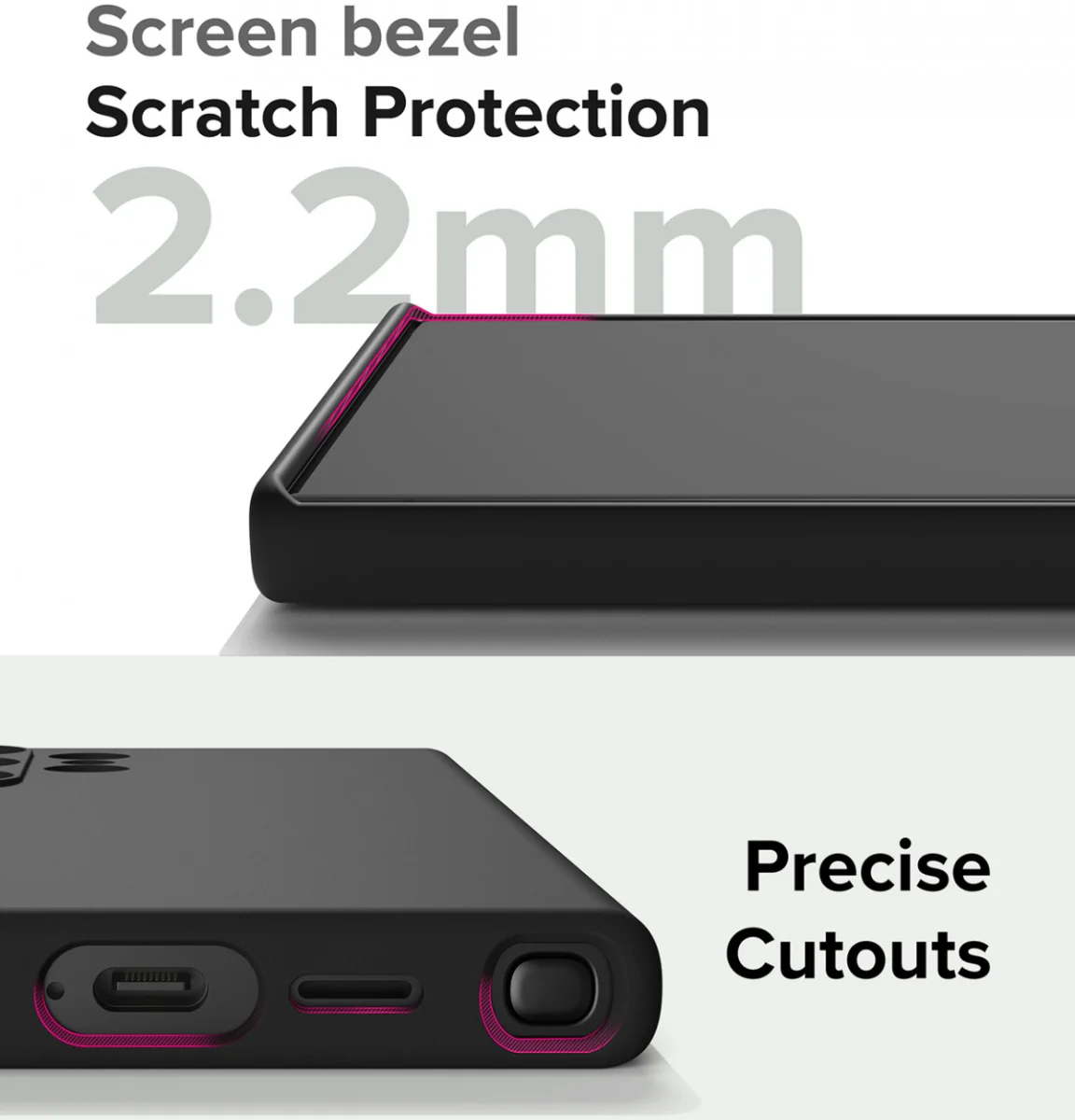 Ringke Silicone Samsung Galaxy S24 Ultra Hoesje MagSafe Zwart afbeelding 12
