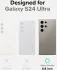 Ringke Silicone Samsung Galaxy S24 Ultra Hoesje MagSafe Beige afbeelding 14