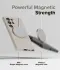 Ringke Silicone Samsung Galaxy S24 Hoesje MagSafe Back Cover Beige afbeelding 5