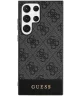 Guess Samsung Galaxy S24 Ultra Hoesje Hard Case 4G Logo Zwart