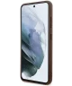 Guess Samsung Galaxy S24 Plus Hoesje Hard Case 4G Logo Bruin