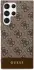 Guess Samsung Galaxy S24 Ultra Hoesje Hard Case 4G Logo Bruin afbeelding 2