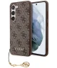 Guess Samsung Galaxy S24 Hoesje Charm Back Cover Bruin