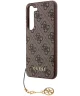 Guess Samsung Galaxy S24 Hoesje Charm Back Cover Bruin