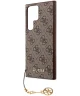 Guess Samsung Galaxy S24 Ultra Hoesje Charm Back Cover Bruin