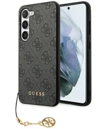 Guess Samsung Galaxy S24 Hoesje Charm Back Cover Zwart