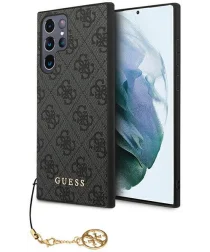 Guess Samsung Galaxy S24 Ultra Hoesje Charm Back Cover Zwart