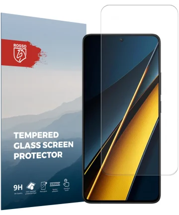 Rosso Xiaomi Poco X6 Pro 9H Tempered Glass Screen Protector Screen Protectors
