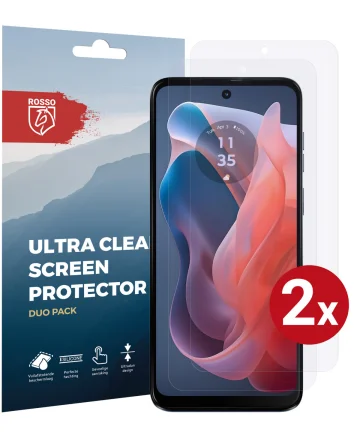 Rosso Motorola Moto G 5G (2024) Screen Protector Ultra Clear Duo Pack Screen Protectors