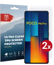 Rosso Xiaomi Poco M6 Pro 5G Screen Protector Ultra Clear Duo Pack