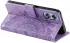 Oppo A78 4G Hoesje Mandala Book Case met Pasjeshouder Paars afbeelding 4