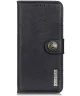 KHAZNEH Oppo A78 4G Hoesje Portemonnee Book Case Zwart