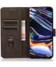 KHAZNEH Oppo A58 4G Hoesje Retro Wallet Book Case Bruin