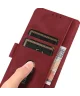 KHAZNEH Oppo A58 4G Hoesje Retro Wallet Book Case Rood