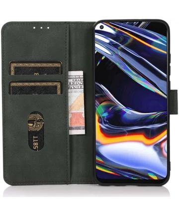 KHAZNEH Xiaomi 14 Pro Hoesje Retro Wallet Book Case Groen Hoesjes